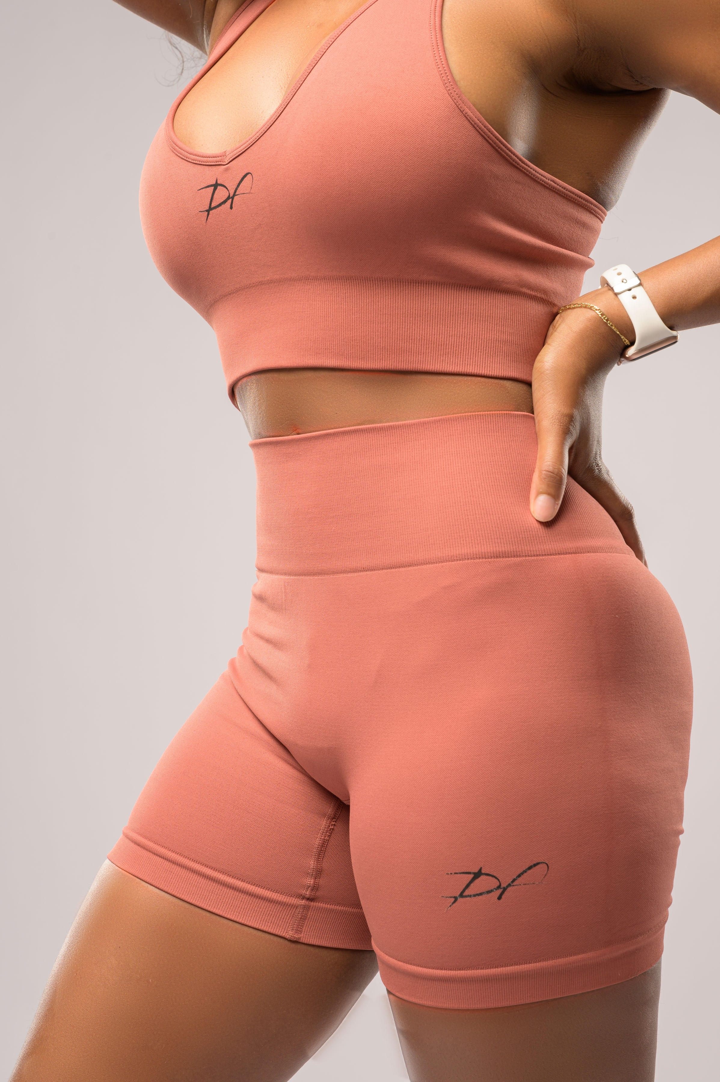 DRPfit for HER Shorts-Cameo Red
