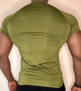 DRPfit for HIM Fitted Compression Shirt - GREEN