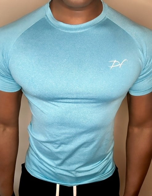 DRPfit for HIM Fitted Compression Shirt - AQUA