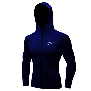 DRPfit for HIM Muscle Hoodie-Navy