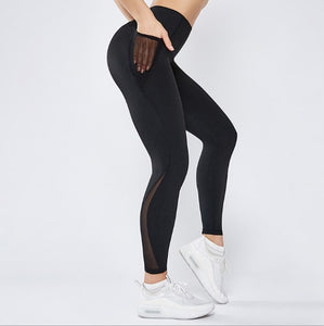 DRPfit for HER Yoga Pant w/mesh pocket-Black