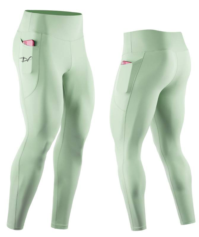 DRPfit for HIM Compression Tights w/pocket-Mint