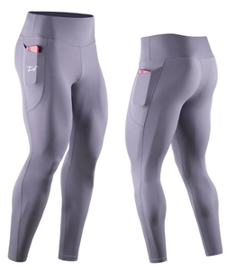 DRPfit for HIM Compression Tights w/pocket-Purple